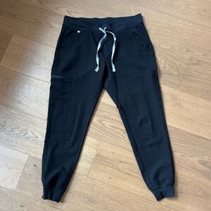Figs Scrubs Zamora Jogger - Black - Size M - EUC
